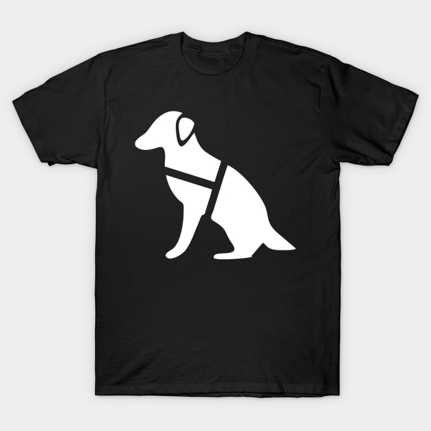 Service dog T-Shirt by ArtvectorDSGN